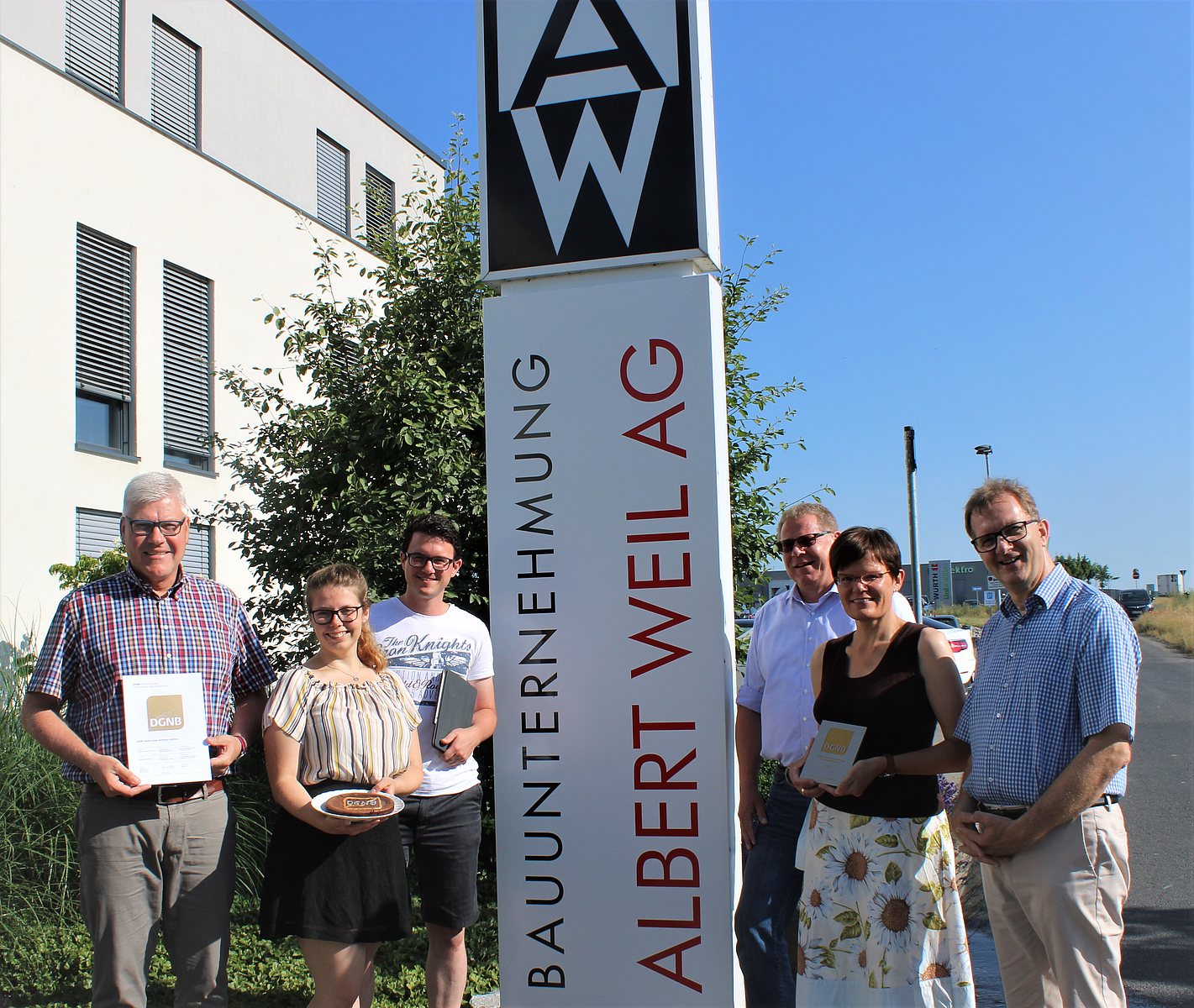 REWEMarkt Metlagel erhält DGNBZertifikat in Gold Immobilien